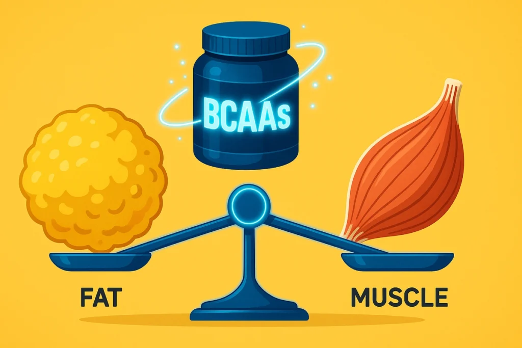 BCAAs balancing fat loss and muscle retention in cutting phase