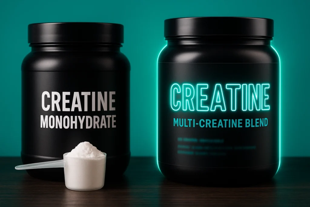 comparison of creatine types with monohydrate marked as best choice