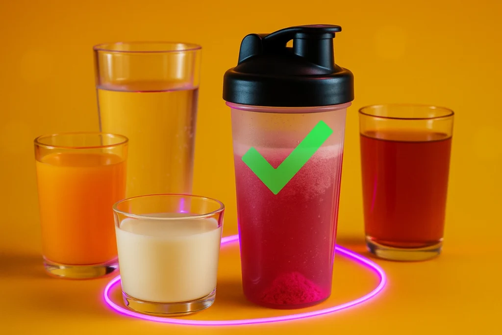 ideal liquid choices for mixing BCAA supplements