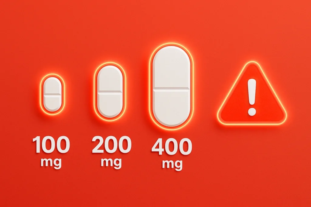 Visual guide of safe caffeine dosages for workout performance