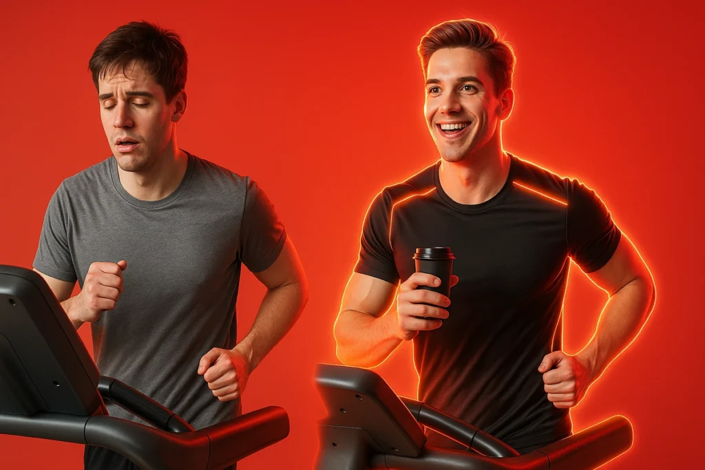 comparison of fasted cardio performance with and without caffeine