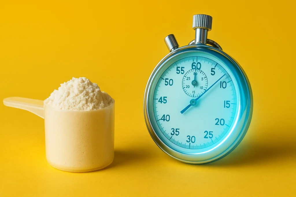 How casein protein digests slowly by forming a gel in the stomach and releasing amino acids gradually