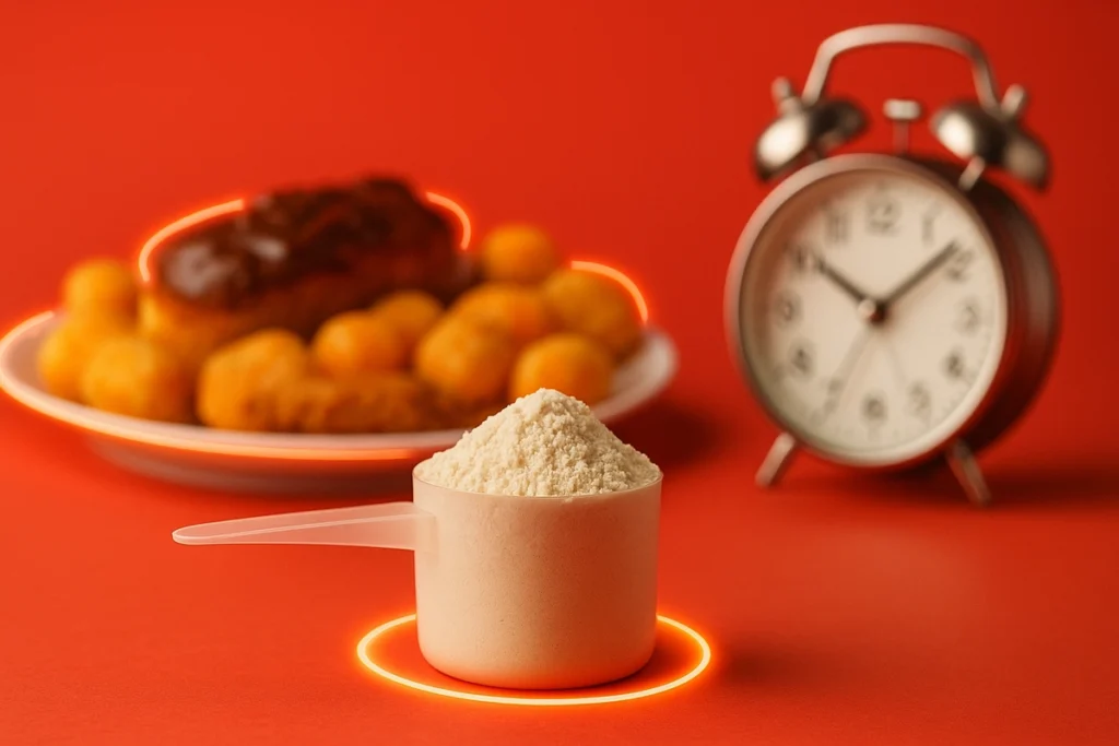 Casein protein helping control hunger and late-night snacking