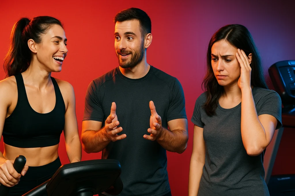 fitness coach sharing real-world advice on using caffeine before cardio