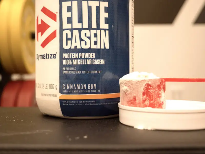 Dymatize Elite Casein protein powder – best budget option for athletes and students.