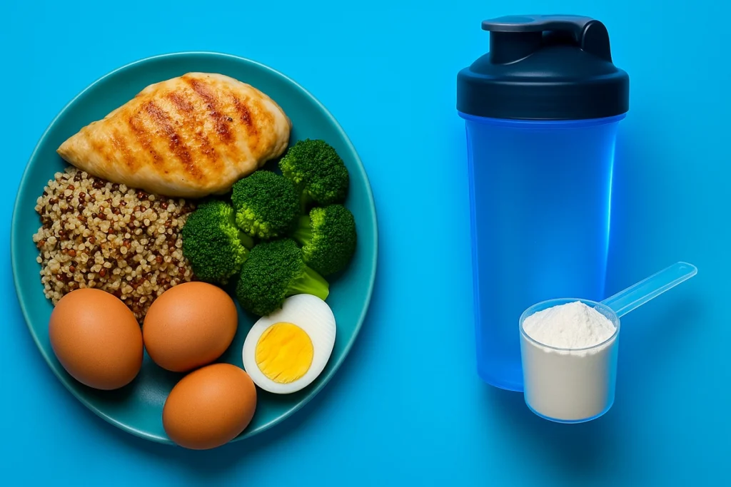 Comparison of whole protein foods and EAA supplement as amino acid sources