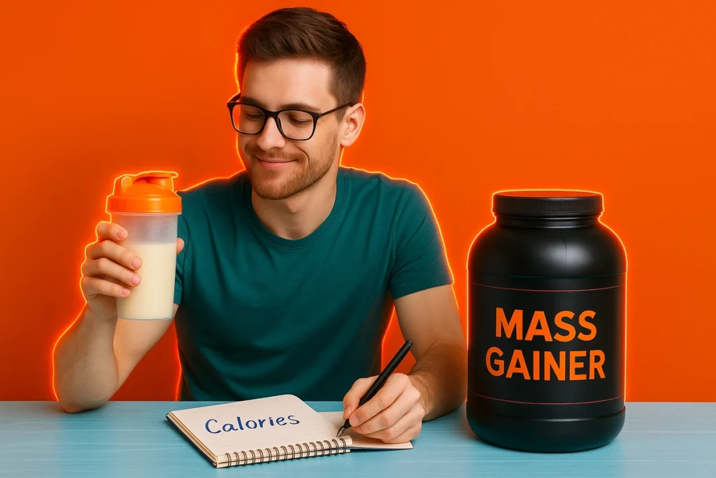 hardgainer using mass gainer on rest day for calorie needs