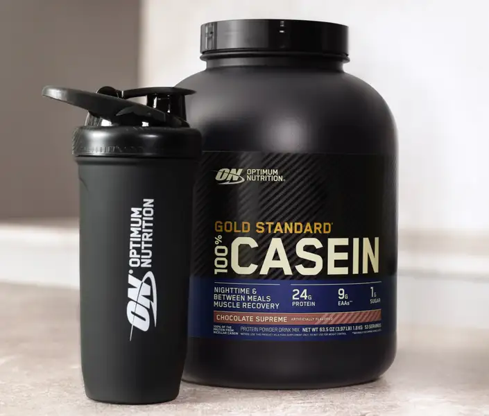 Optimum Nutrition Gold Standard 100% casein protein powder – best overall pick for overnight recovery.