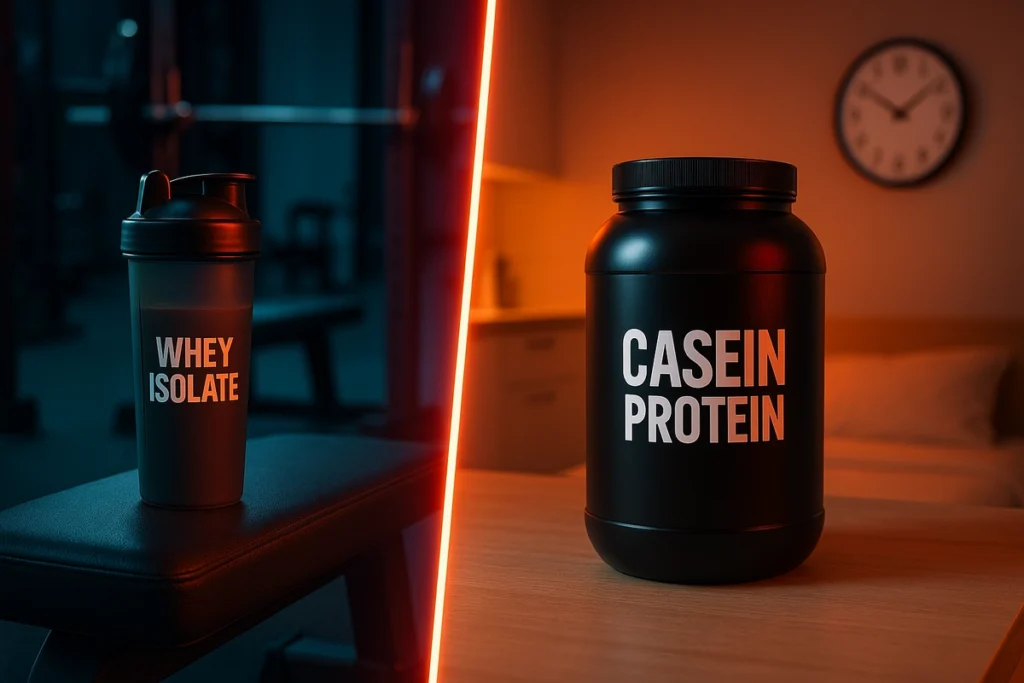 Best times to take whey isolate and casein protein during the day