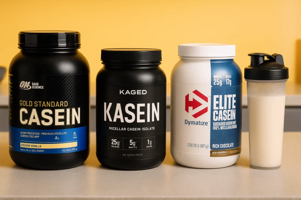 Best casein protein powders 2025 side-by-side comparison for athletes
