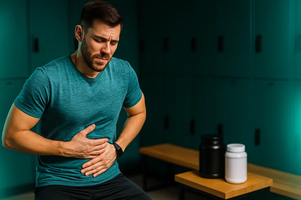 Athlete considering a break from creatine due to digestive discomfort