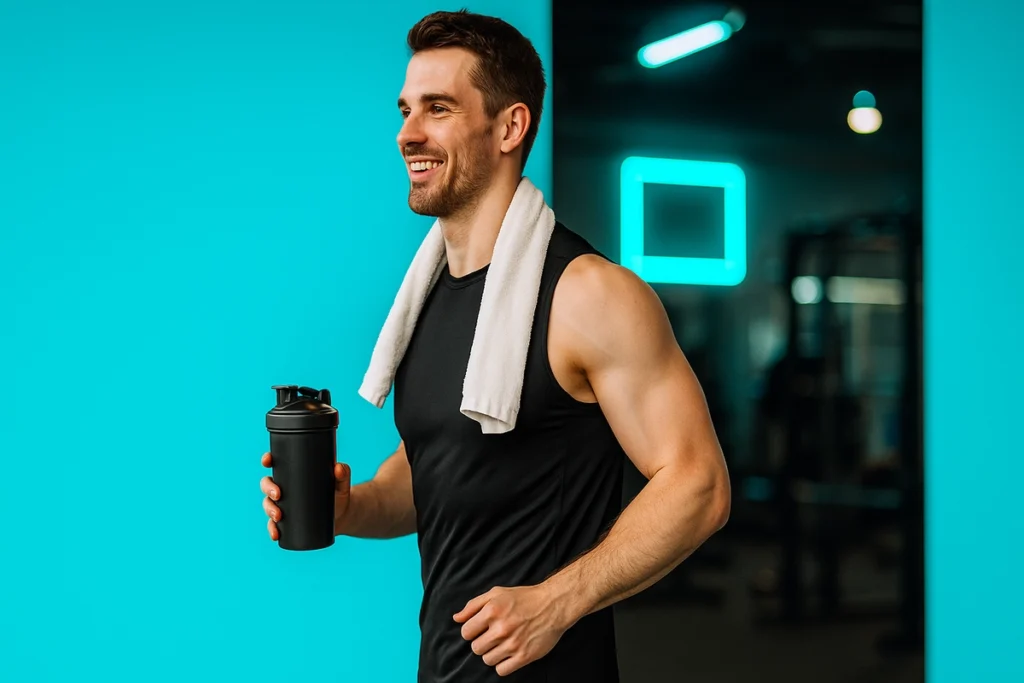 athlete after workout showing whey protein is best post-workout