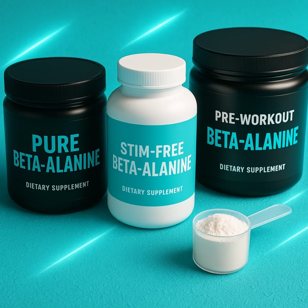 best types of beta-alanine supplements including stim-free and blends