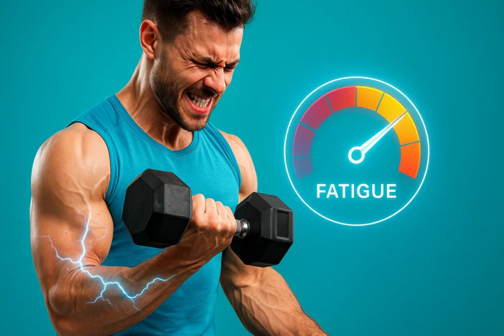 athlete delaying muscle fatigue during workout with beta-alanine