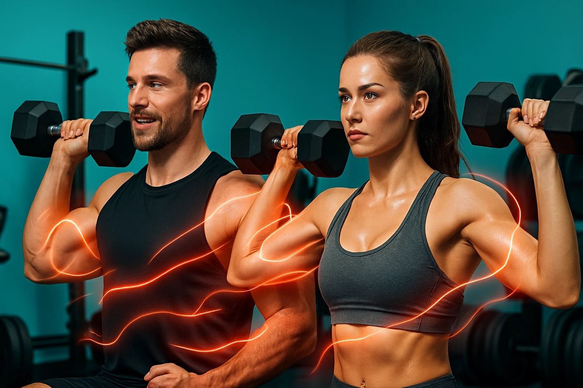 athletes training hard with boosted endurance from beta-alanine supplement
