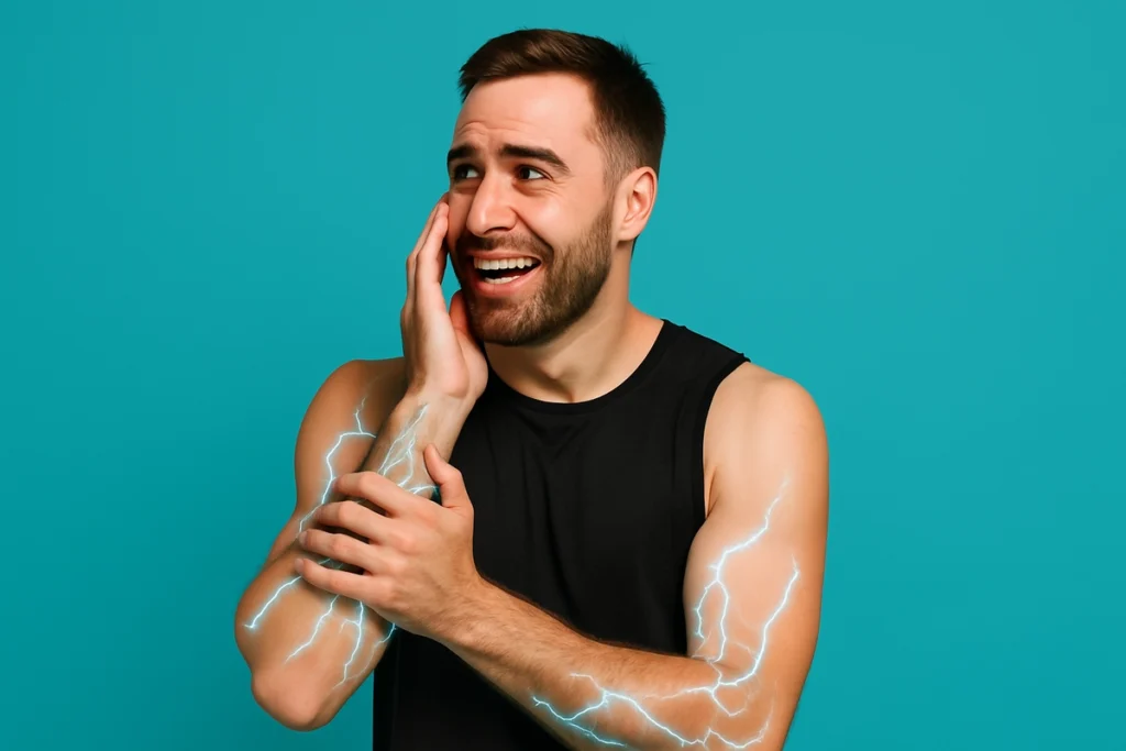 athlete feeling tingling side effects from beta-alanine use