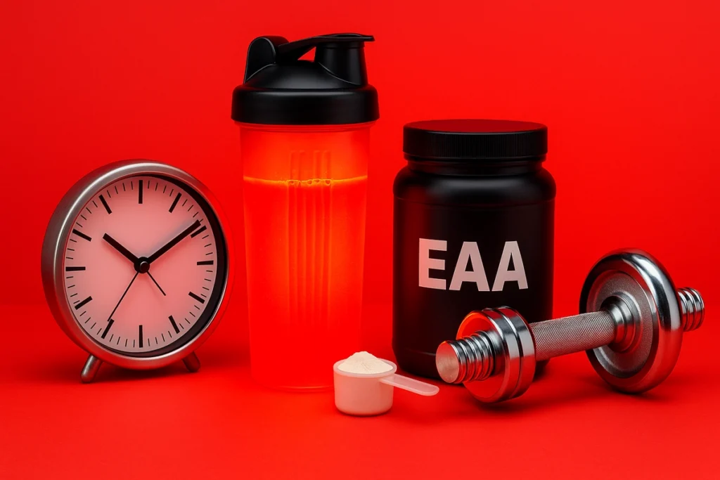 Best time and dosage for taking EAAs to improve recovery