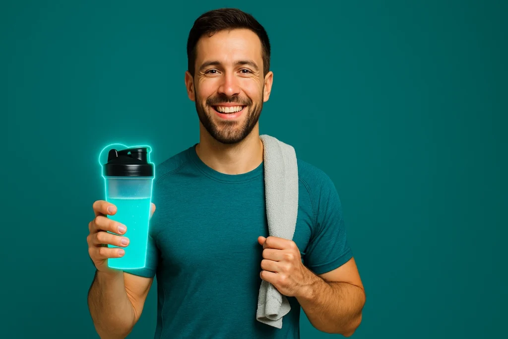 Real user post-cardio with EAA supplement and positive energy