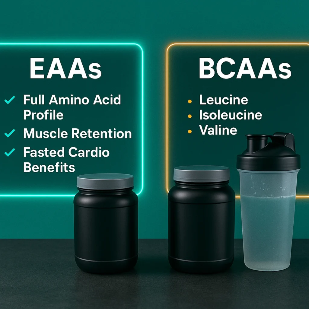 EAAs versus BCAAs comparison for fasted cardio