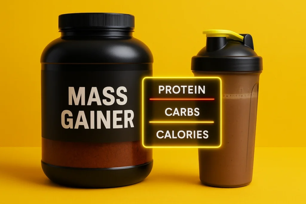 Mass gainer macronutrient breakdown chart