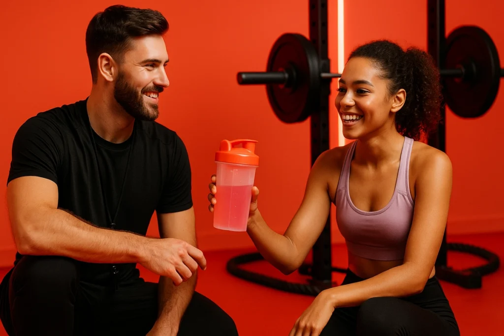 Trainer sharing real experience using EAAs for muscle recovery