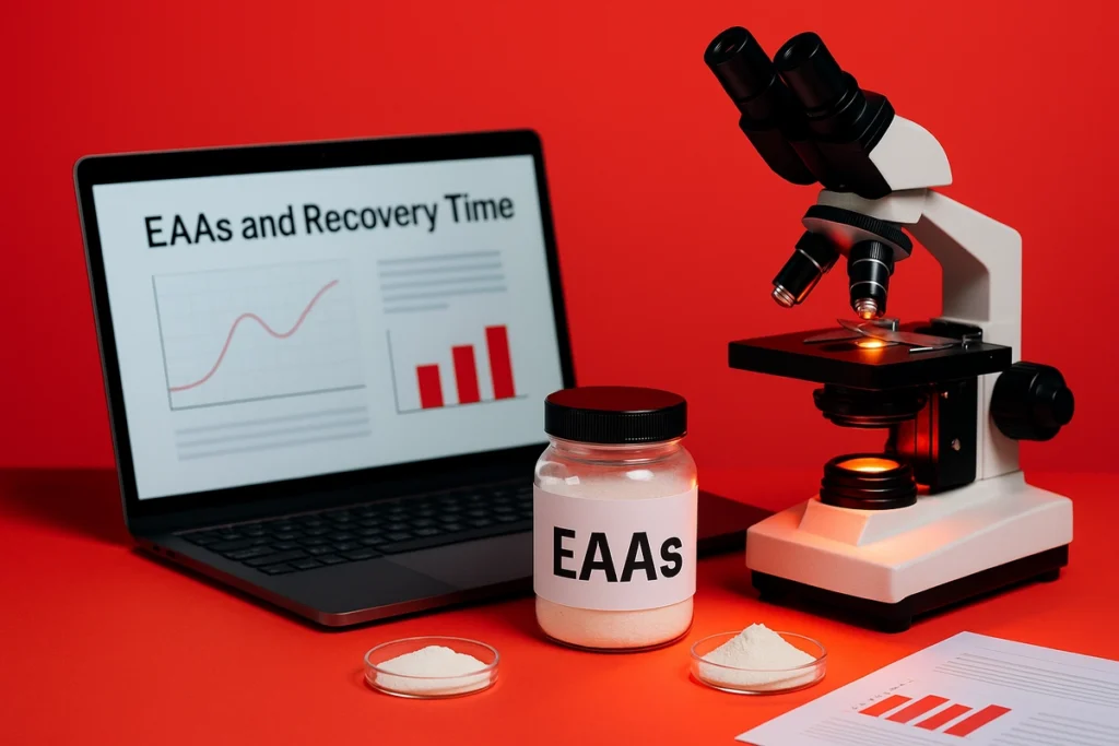 Scientific study showing the impact of EAAs on exercise recovery