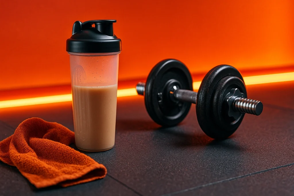Whey protein after workout for fast muscle recovery and weight gain