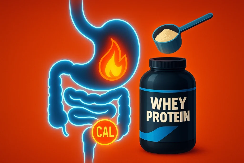 Thermic effect of whey protein on digestion and calorie burn
