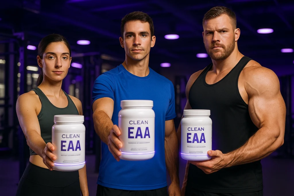 Different athletes who benefit most from using clean EAA supplements without fillers