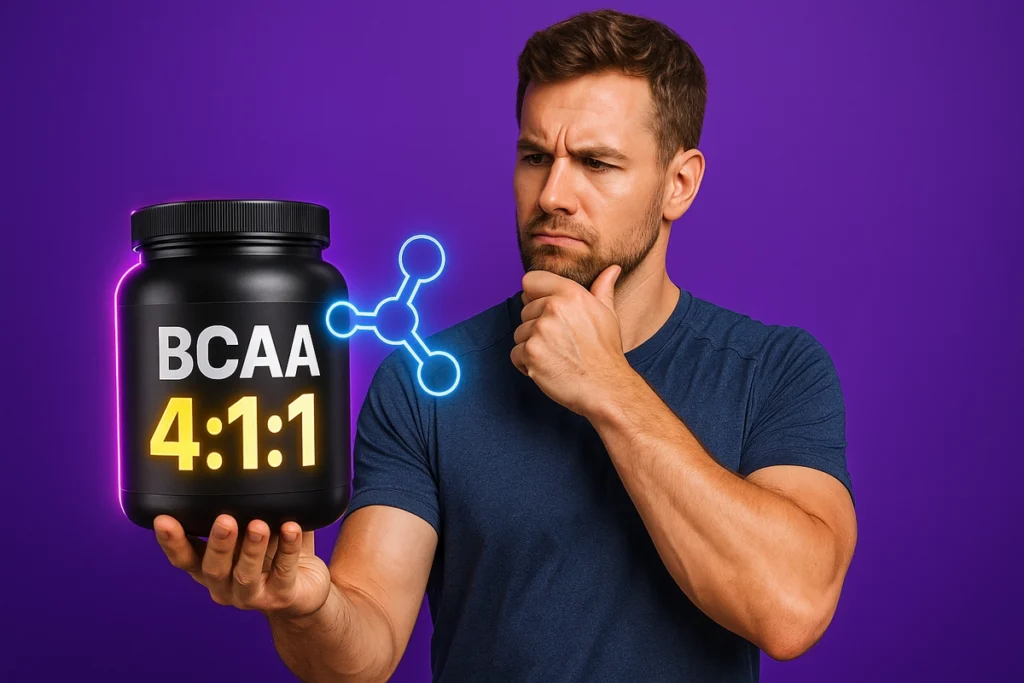 4:1:1 BCAA with high leucine content and skeptical reaction