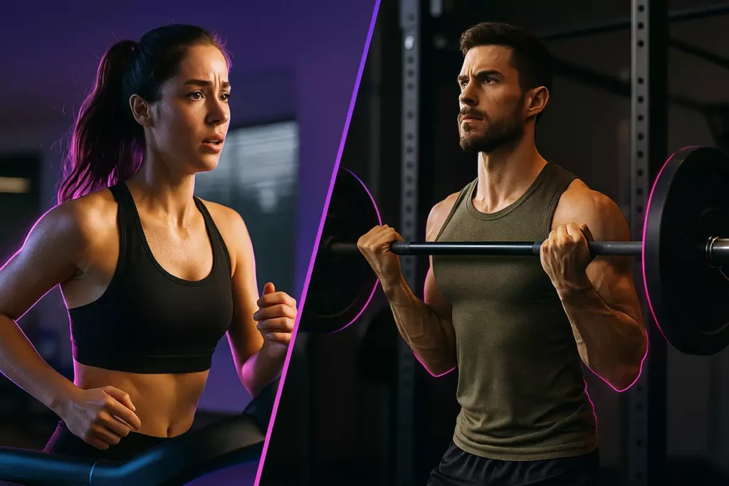 When muscle loss is most likely during fasted workouts and calorie deficit training