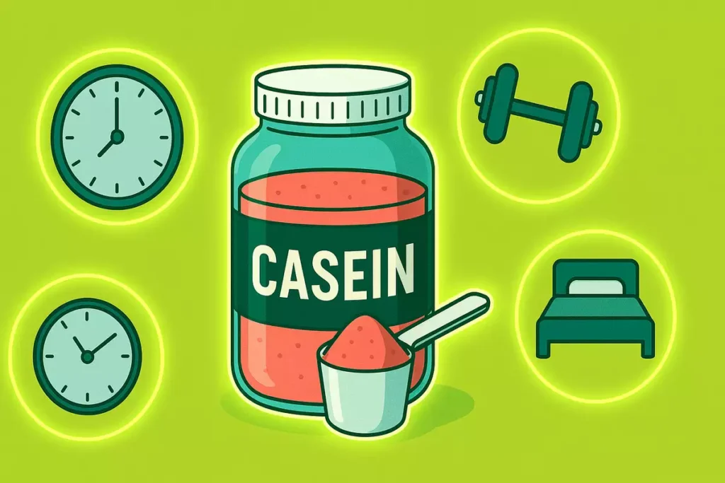 Best timing for taking casein protein for endurance athletes and recovery