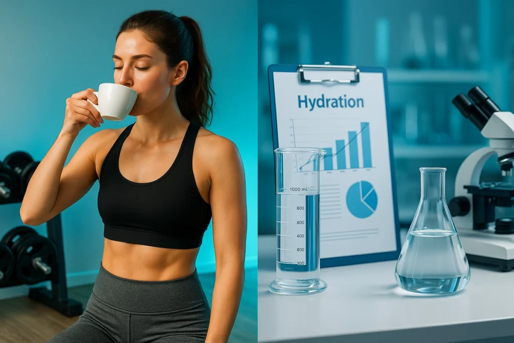 Scientific research on caffeine and hydration in athletes