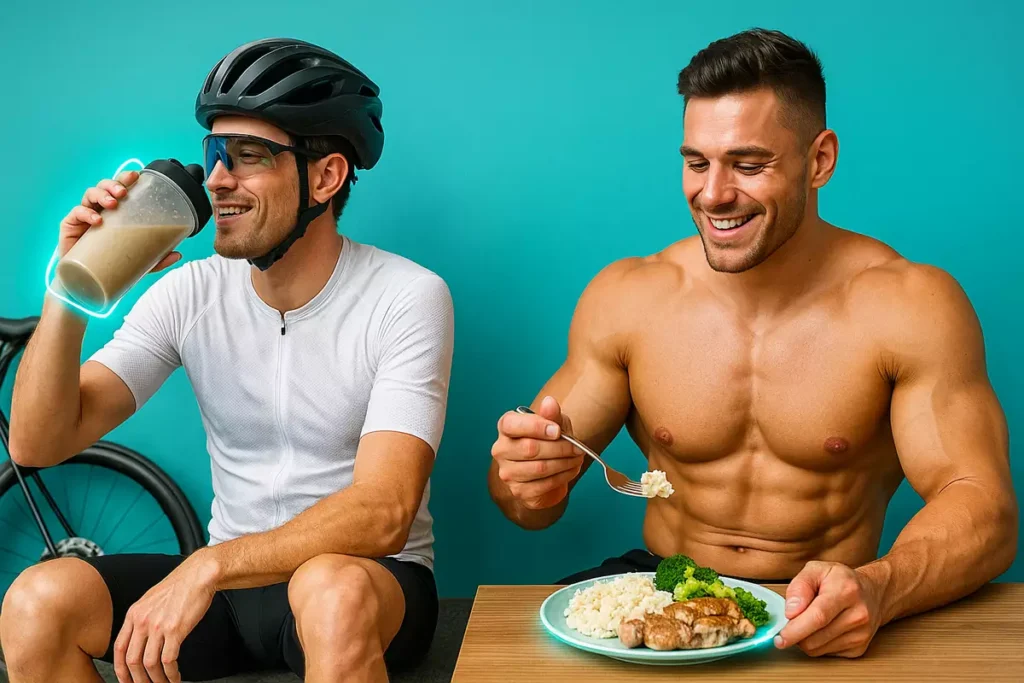Different types of athletes using mass gainer based on their training goals
