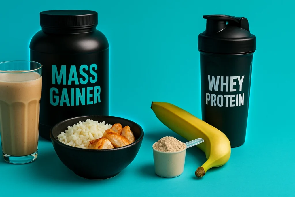 Key differences between protein shakes and mass gainers