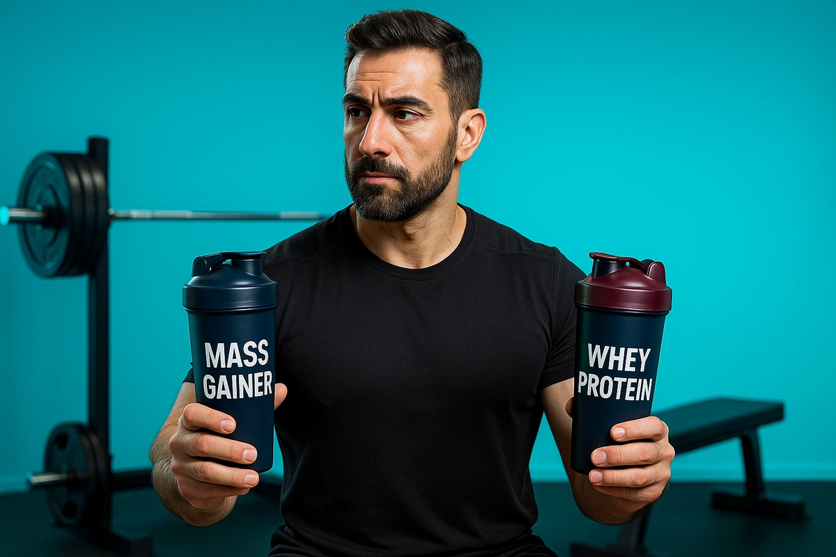 Can you take mass gainer and protein shake together for muscle growth?