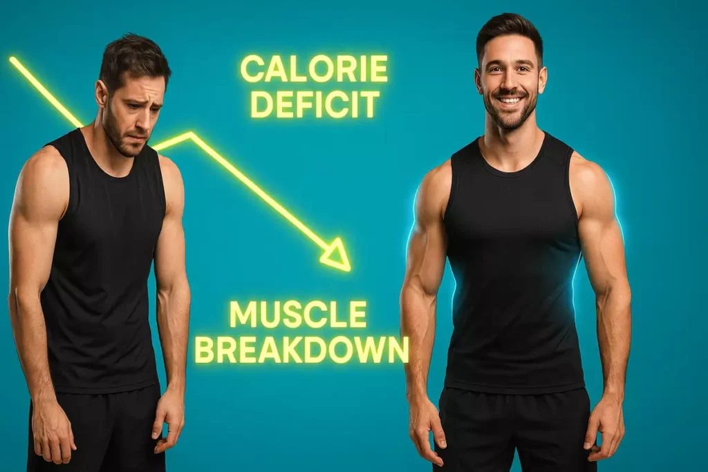 Why muscle loss happens during calorie deficit and cutting phase