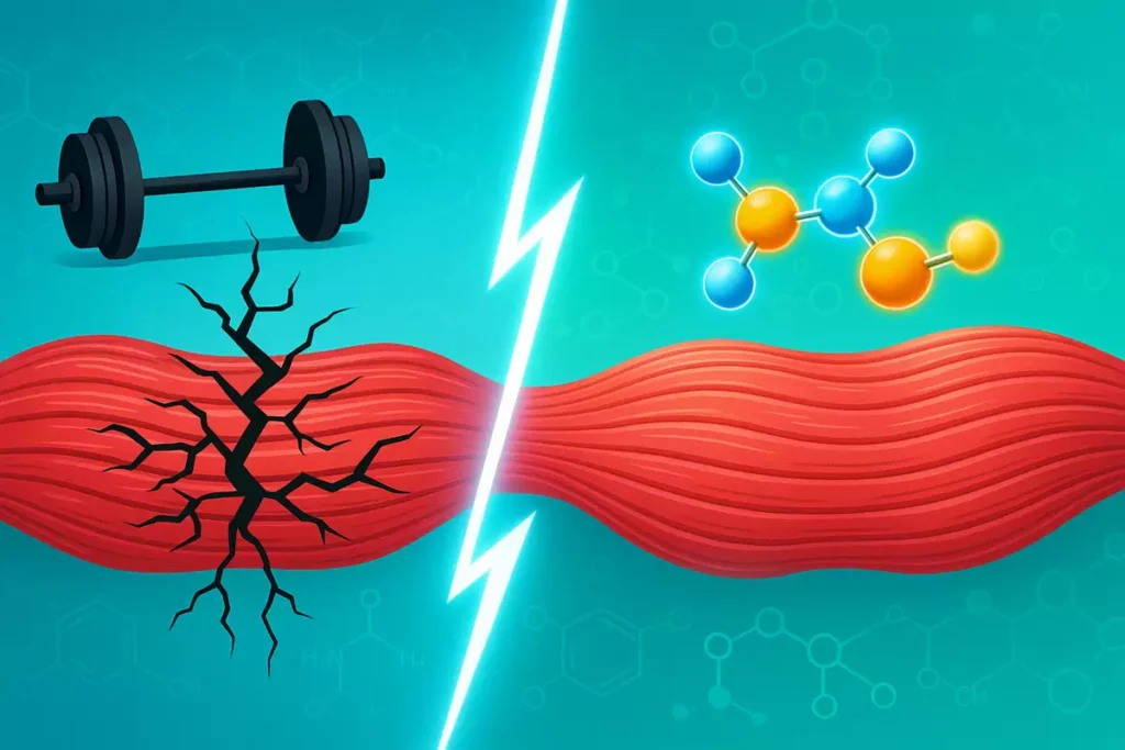 Importance of BCAAs during bulking for muscle repair and growth