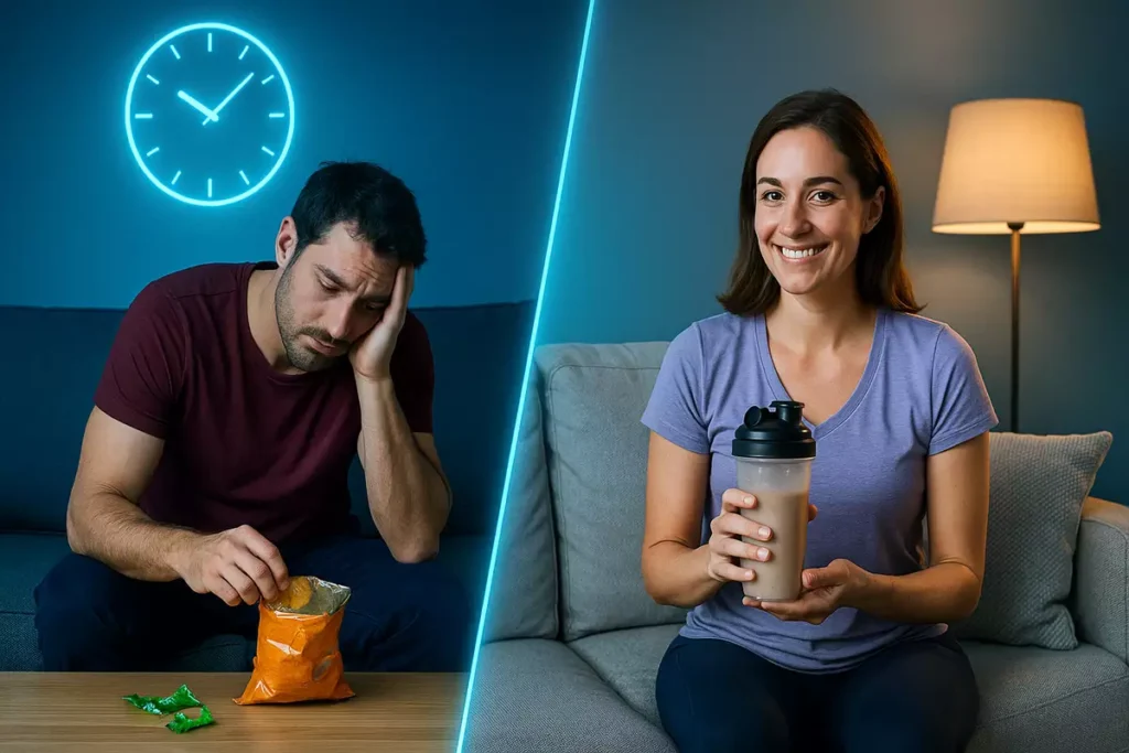 Common causes of nighttime hunger and cravings in fitness and fat loss