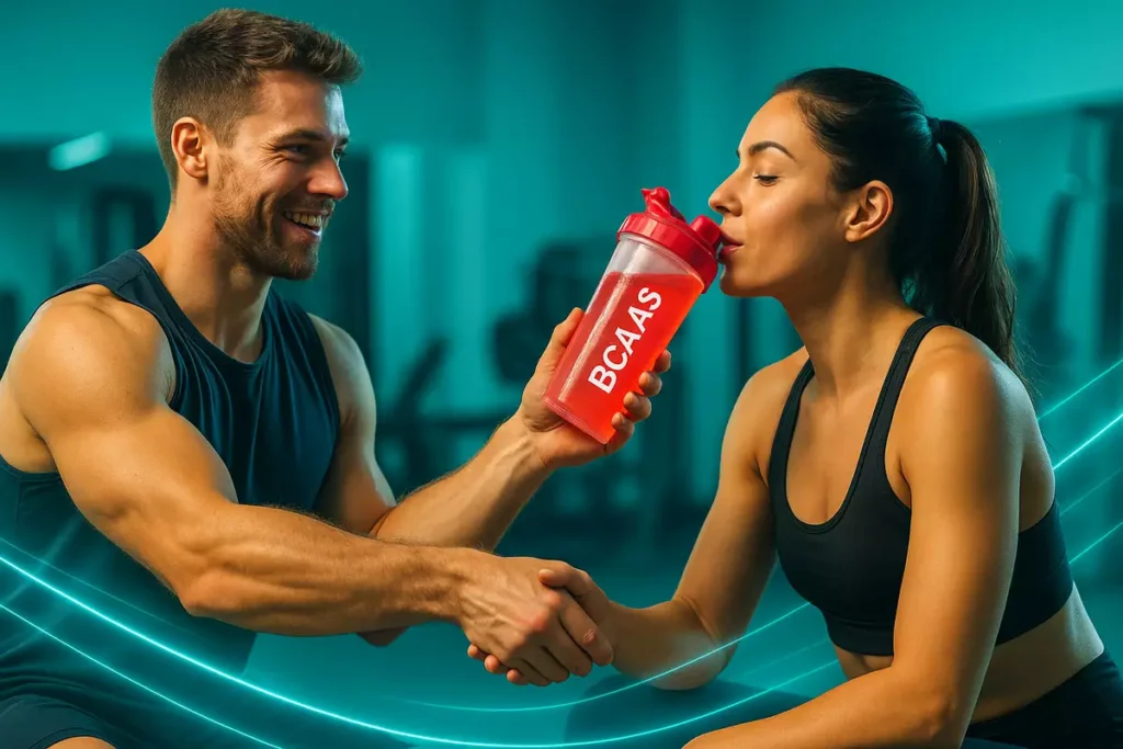 real-world example of BCAAs helping muscle preservation during fat loss
