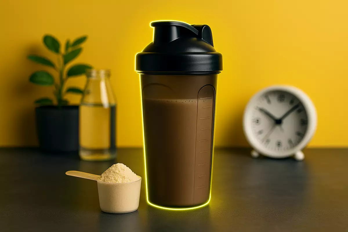Casein protein shake as a meal replacement with slow-digesting benefits