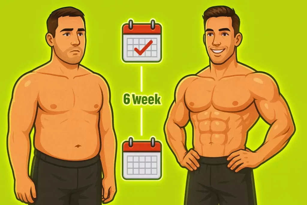 Real-life casein protein results timeline and muscle growth examples