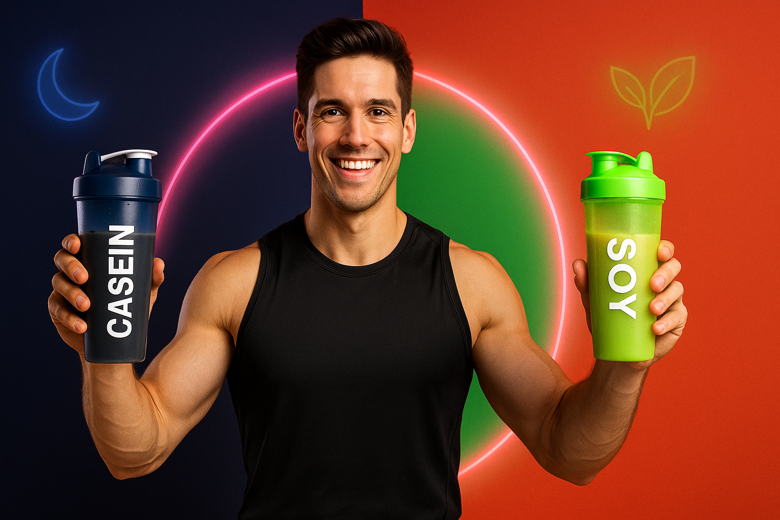 Casein vs soy protein comparison for slow digestion and choosing the best protein source