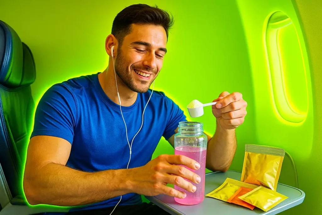 When and how to take EAAs while traveling for lean muscle preservation