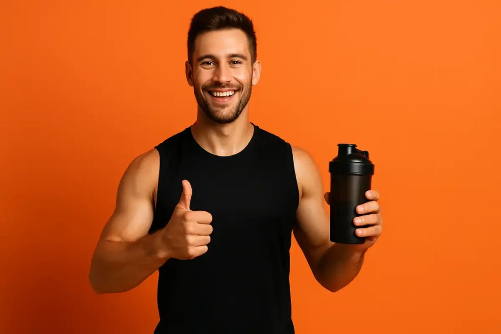 Athlete post-workout showing success from balanced creatine and sodium intake