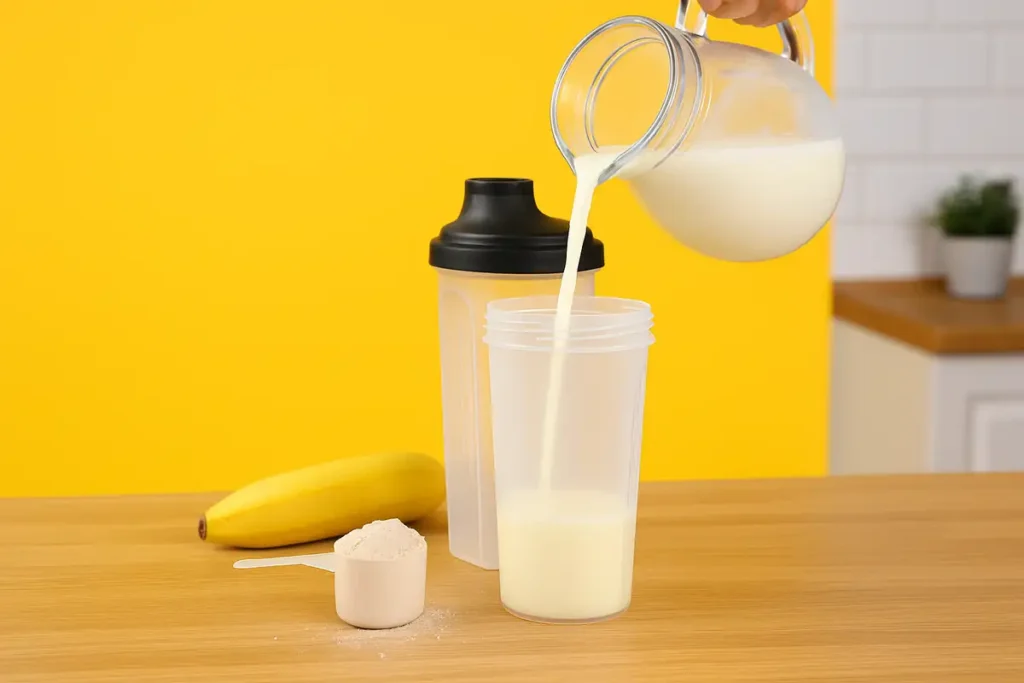 How to mix mass gainer step by step