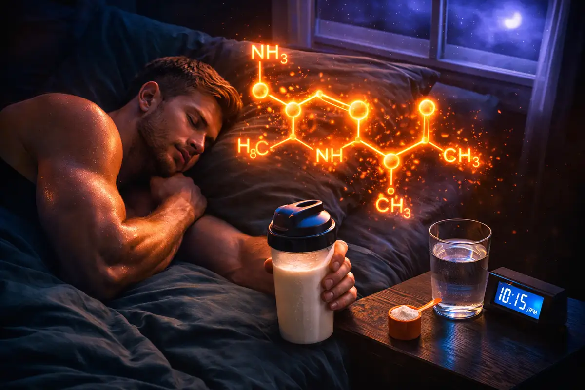 Pre-Sleep Creatine for Recovery (Science-Backed)