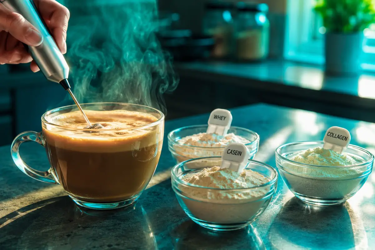 High-Protein Coffee Recipe: I Tested Whey, Casein, and Collagen (Results Inside)