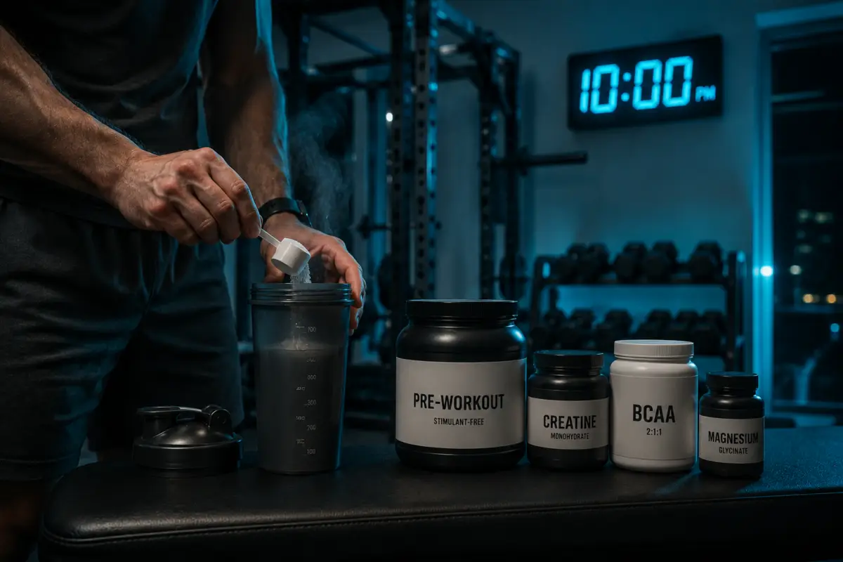 Best Pre-Workout for Late Night Training: 7 Stimulant-Free Options That Won’t Ruin Your Sleep